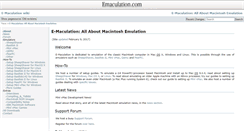 Desktop Screenshot of emaculation.com